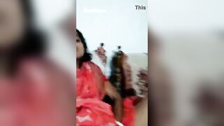 Koothi aripu edutha manaivi saree thuki viral podugiral