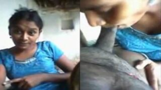 Tamil tirchy married aunty giving hot blowjob sex video