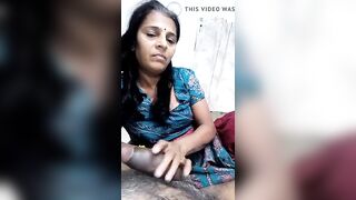 South Indian mom sucks big cock