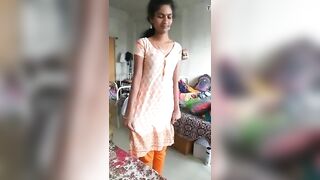 Tamil college girl showing boobs to her bf in hostel